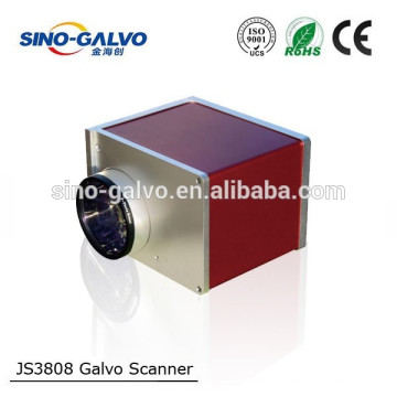 High Speed Large beam 30mm JS3808 Galvo scanner for laser cutting with CE